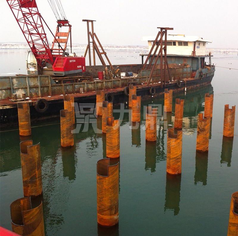 中交三航威海青荣城际公路双岛港特大桥钢平台